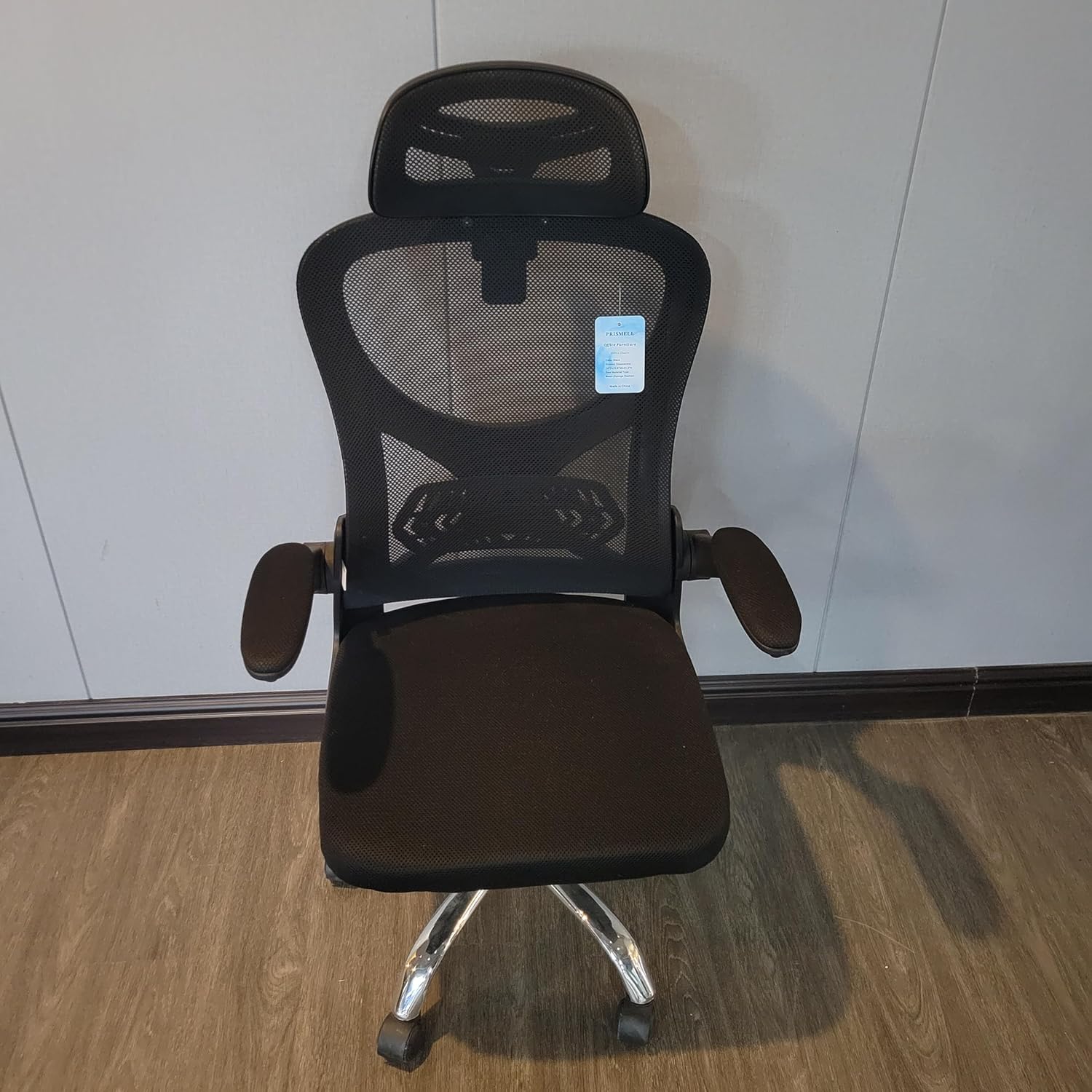PRISMELL Office furniture Ergonomic Office Chair, Breathable Mesh Computer Chair, with Casters, Rotatable and Height Adjustable
