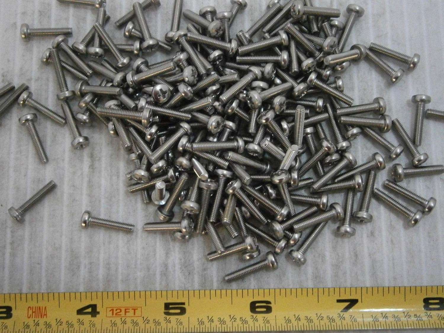 Bolts & Screws by S.S. Machine Screw M3 x 14 Phillips Pan