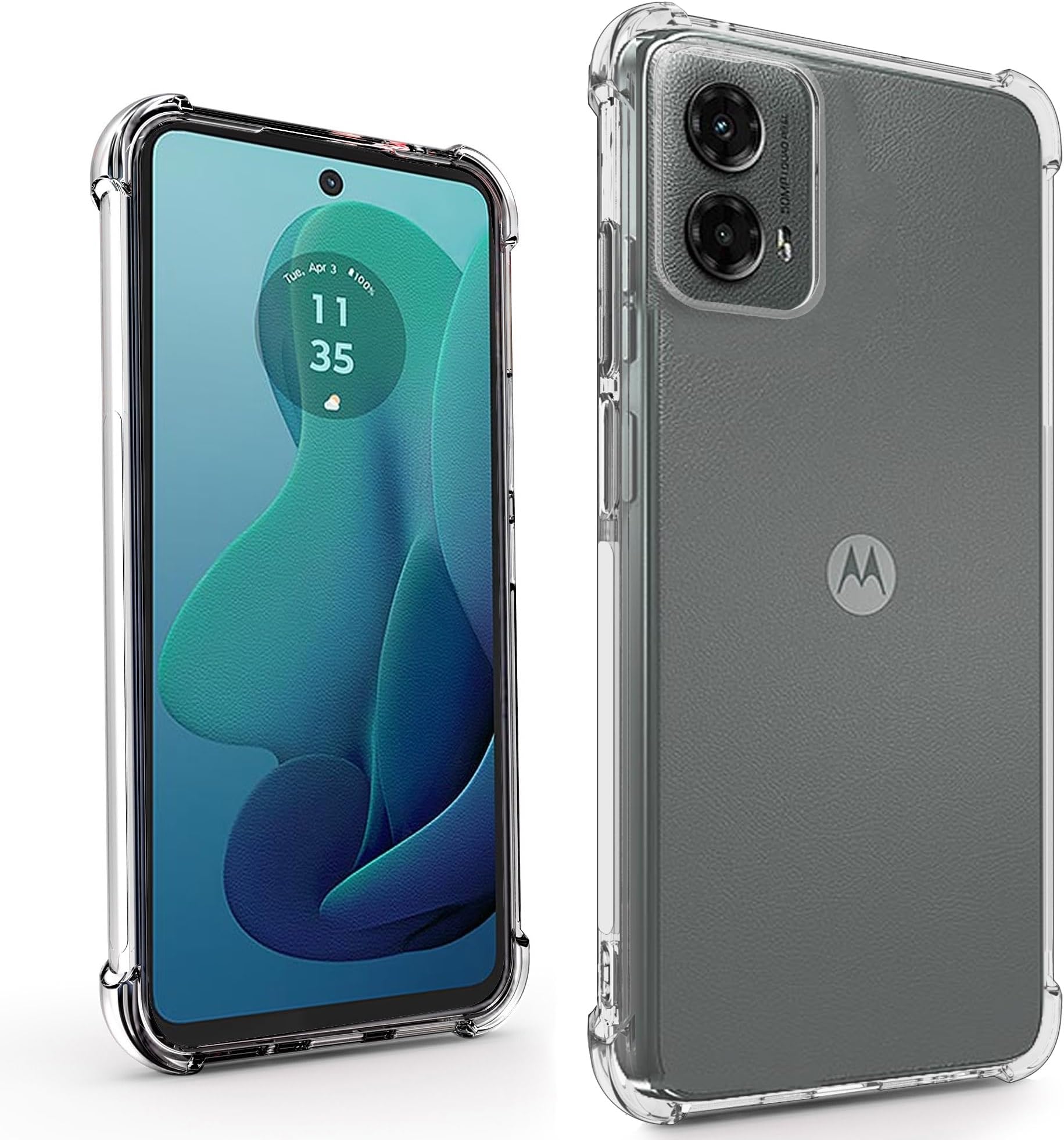 Funda Tpu Para Motorola G86 5g Antishock Transparente Lisa