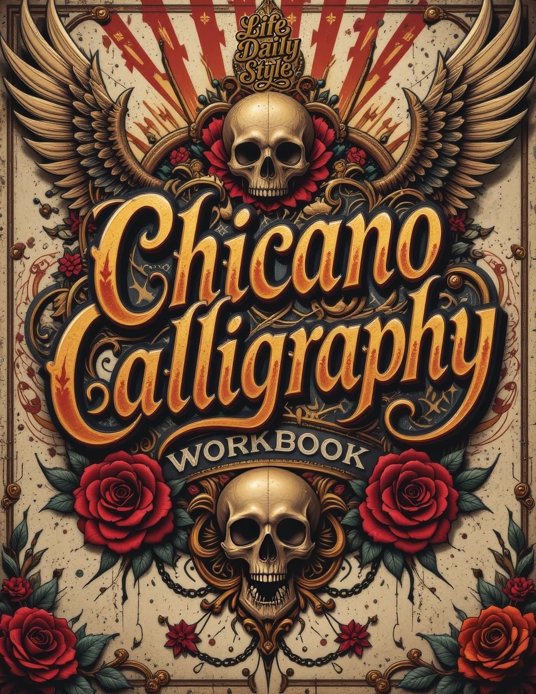 Chicano Calligraphy Workbook: A Street Art Lettering Guide in Mexican Urban Script - Step-by-Step Practice for Beginners and Fans of Latino Style ... for Adults, Teens, Him, Her, Mom, or Dad.