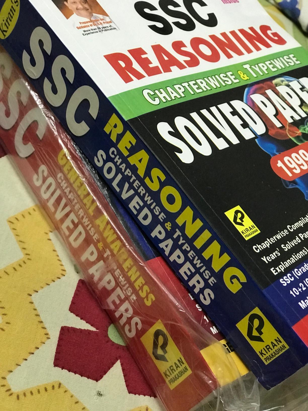 Buy Kiran Ssc Reasoning Chapterwise And Typewise Solved Papers 1999 ...