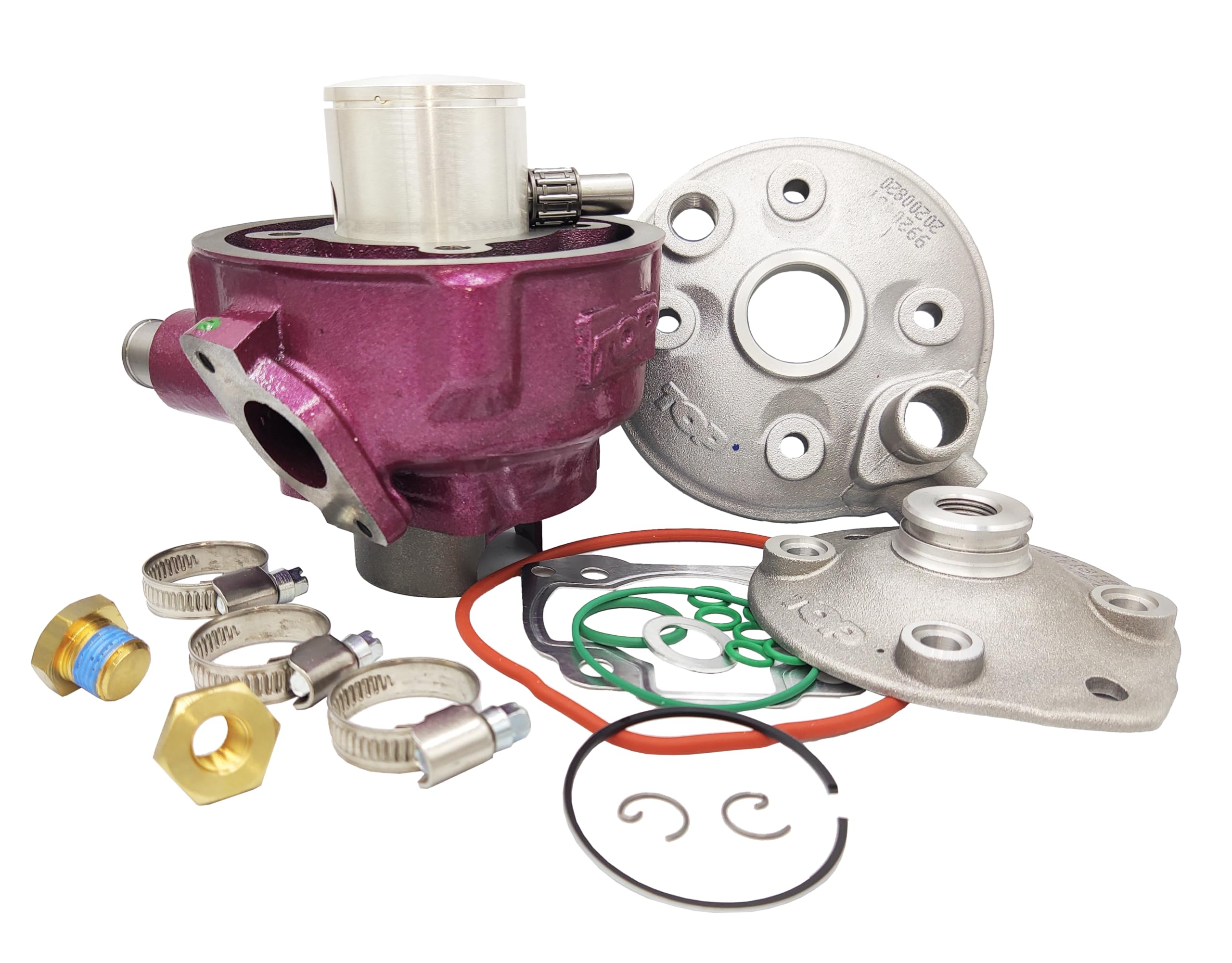 9921160 - KIT CILINDRO TOP VIOLA CON TESTA SCOMPONIBILE 70 COMPATIBILE CON F12 PHANTOM LC 50 1994-2004 MBK NITRO 50 1997-2004 AEROX 50 1997-2012 F15 FIRE FOX 50 1996-1998