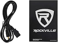 Vista 8 de Rockville RBG18S subwoofer PA de 18 pulgadas, 2000 W pico500 W RMS, alimentación activa, DSP y limitador, crossover ajustable, madera de birch de 7