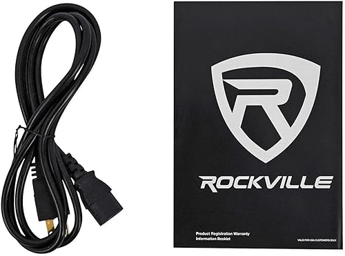 Miniatura 8 de Rockville RBG18S subwoofer PA de 18 pulgadas, 2000 W pico500 W RMS, alimentación activa, DSP y limitador, crossover ajustable, madera de birch de 7