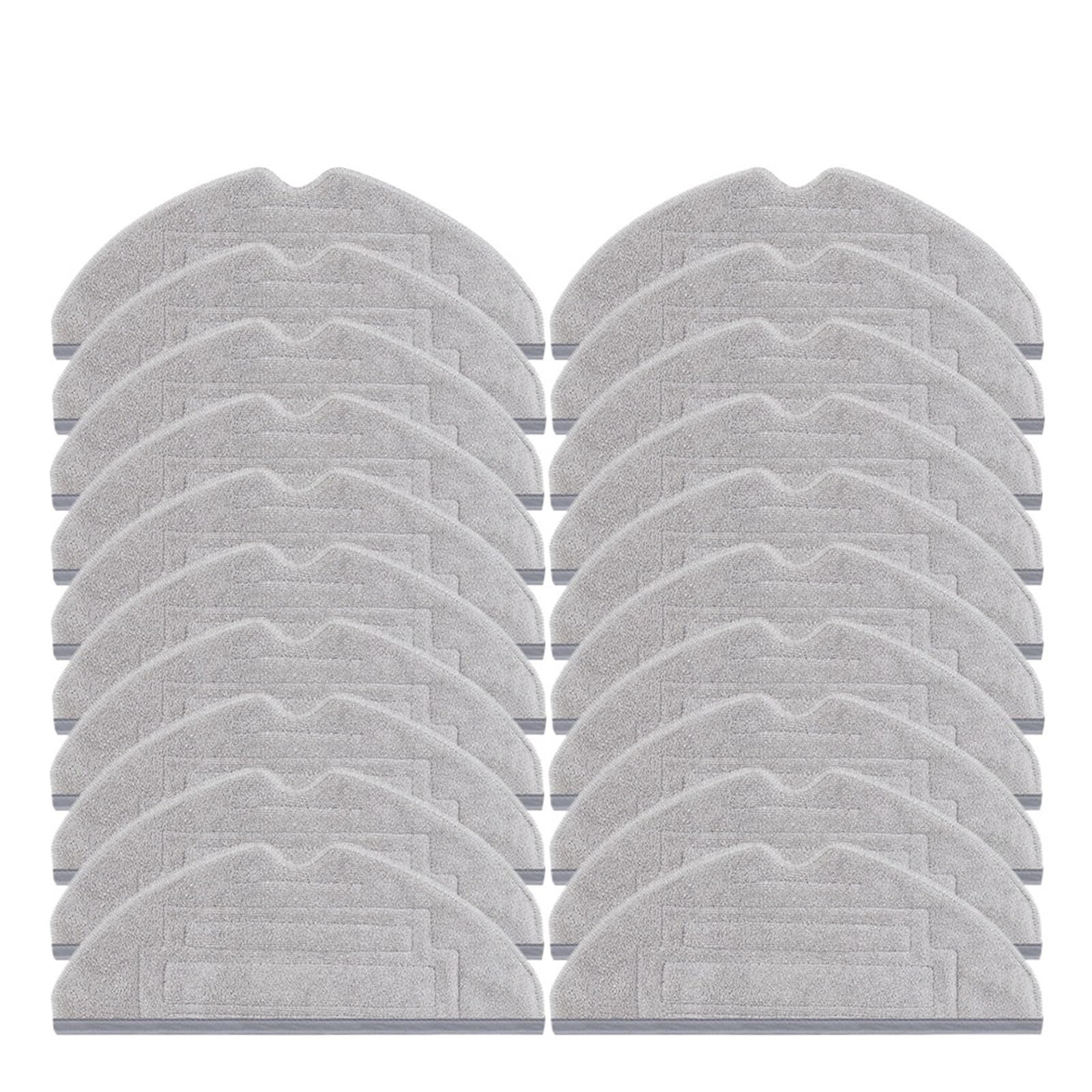 Compatible For Roborock，S8 S8PLUS S8+ S8Pro Ultra G20 Double Vibration Mop Pad Vacuum Cleaner Robot Mop Rags Parts Mop Cloths AccessoriesRobo,Mop Cloth Replacement(20pcs)