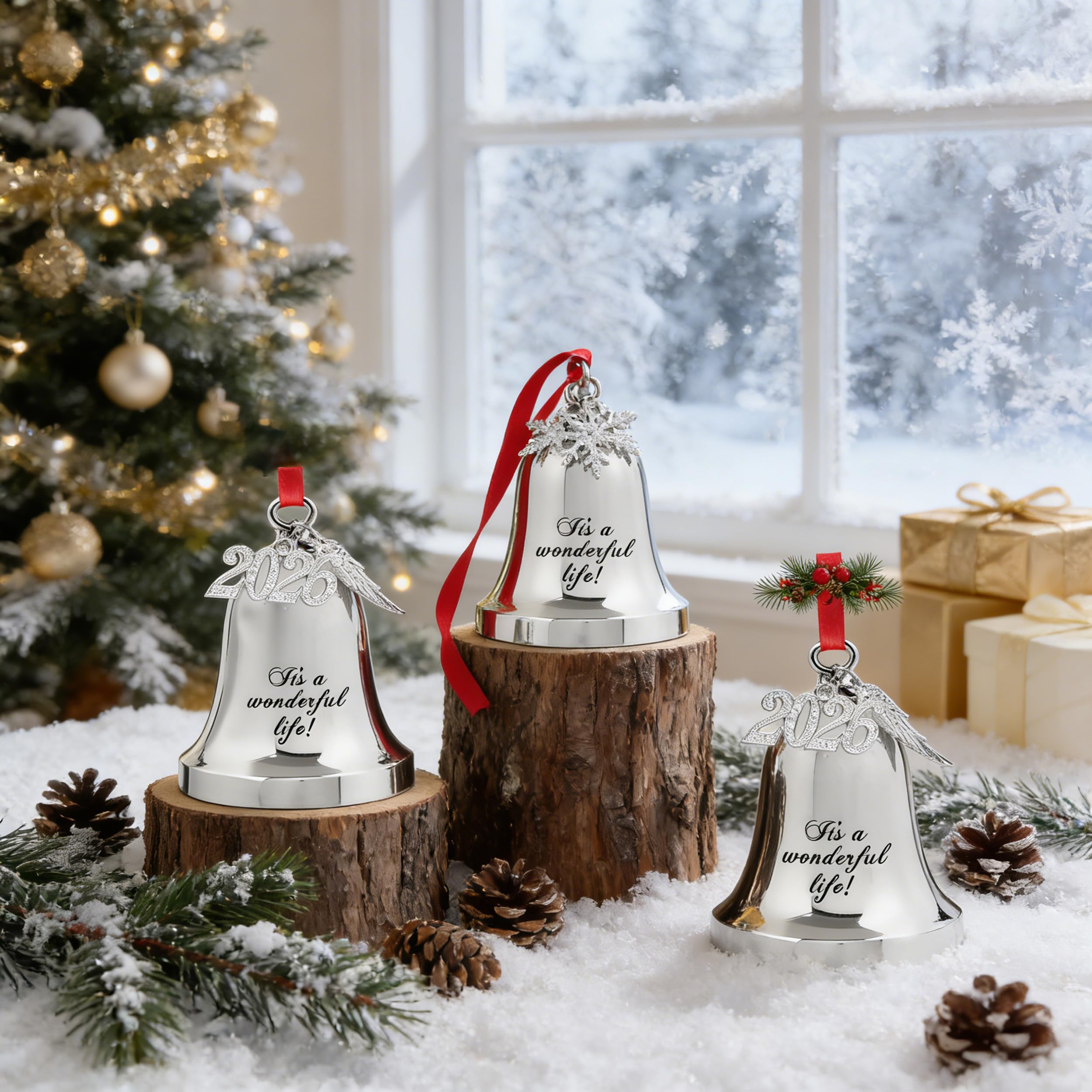 Ornamento per campana di Natale Campane decorative eleganti pendenti