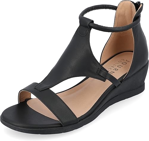Journee Collection Womens Trayle Black 8.5 Medium