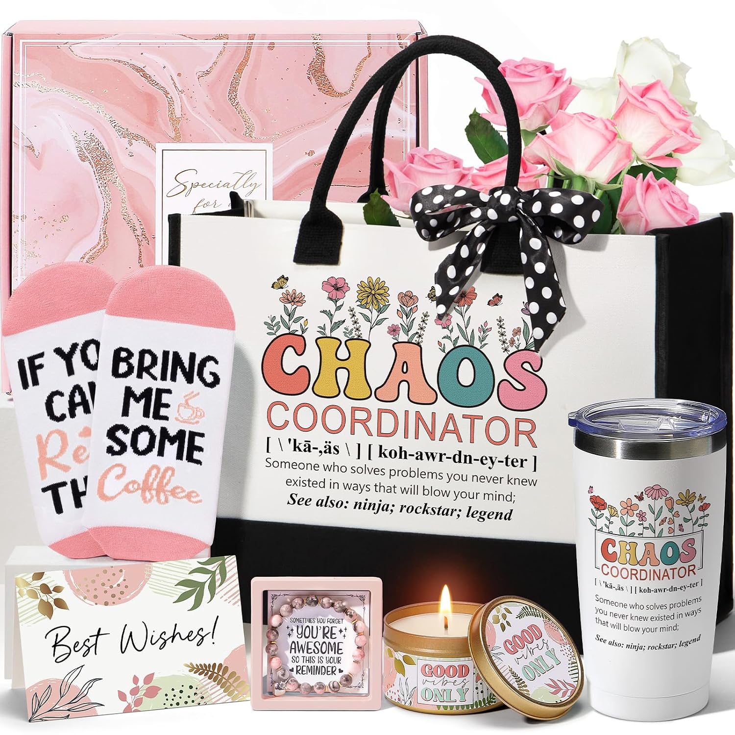 Presentes exclusivos de Dia das Mães da Filha Filha, Cesta de Presente de Aniversário para Mães e Mulheres Sogra Presentes de Dia das Mães, Conjunto de Presente de Nova Mamãe…