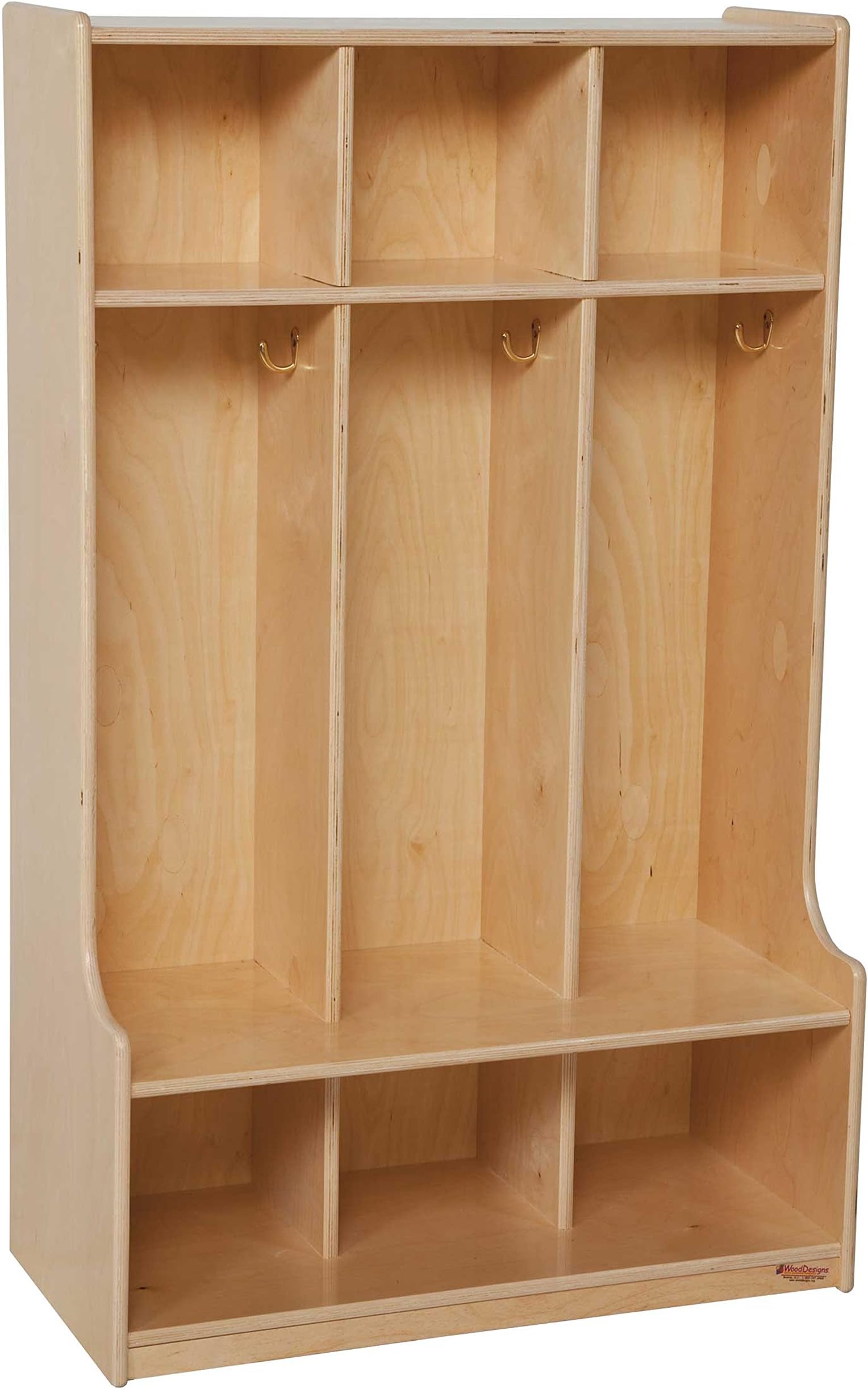 Wood Designs WD51003 3 Section Seat Locker
