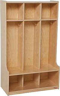 Wood Designs WD51003 3 Section Seat Locker