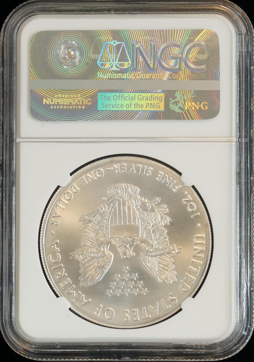 2016 American Silver Eagle $1, MS70, Early Releases, NGC Certified, Buchanan Signature Label