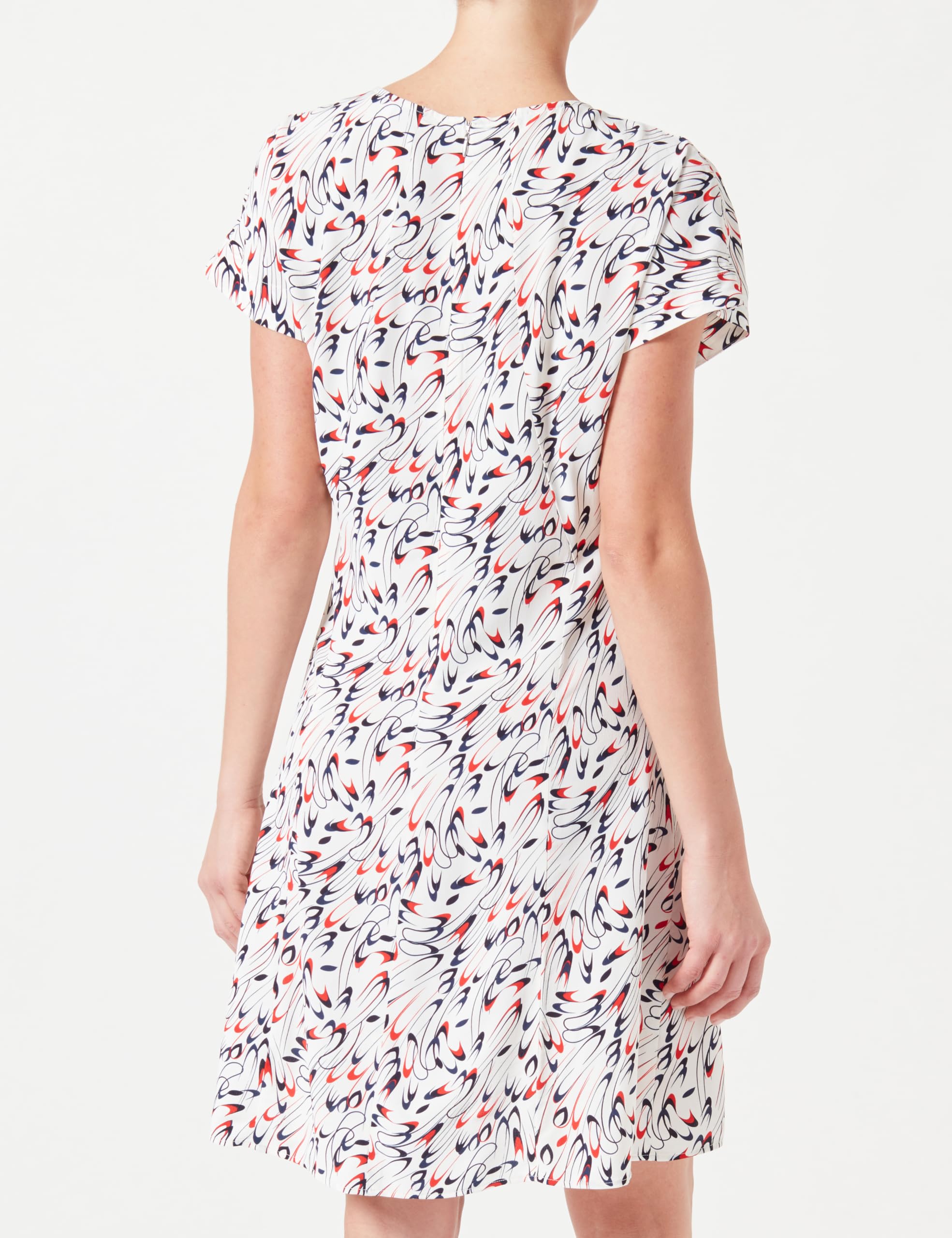 Tommy Hilfiger Sukienki damskie Fit & Flare, Biały (mały nadruk wstążki/ecru), 66