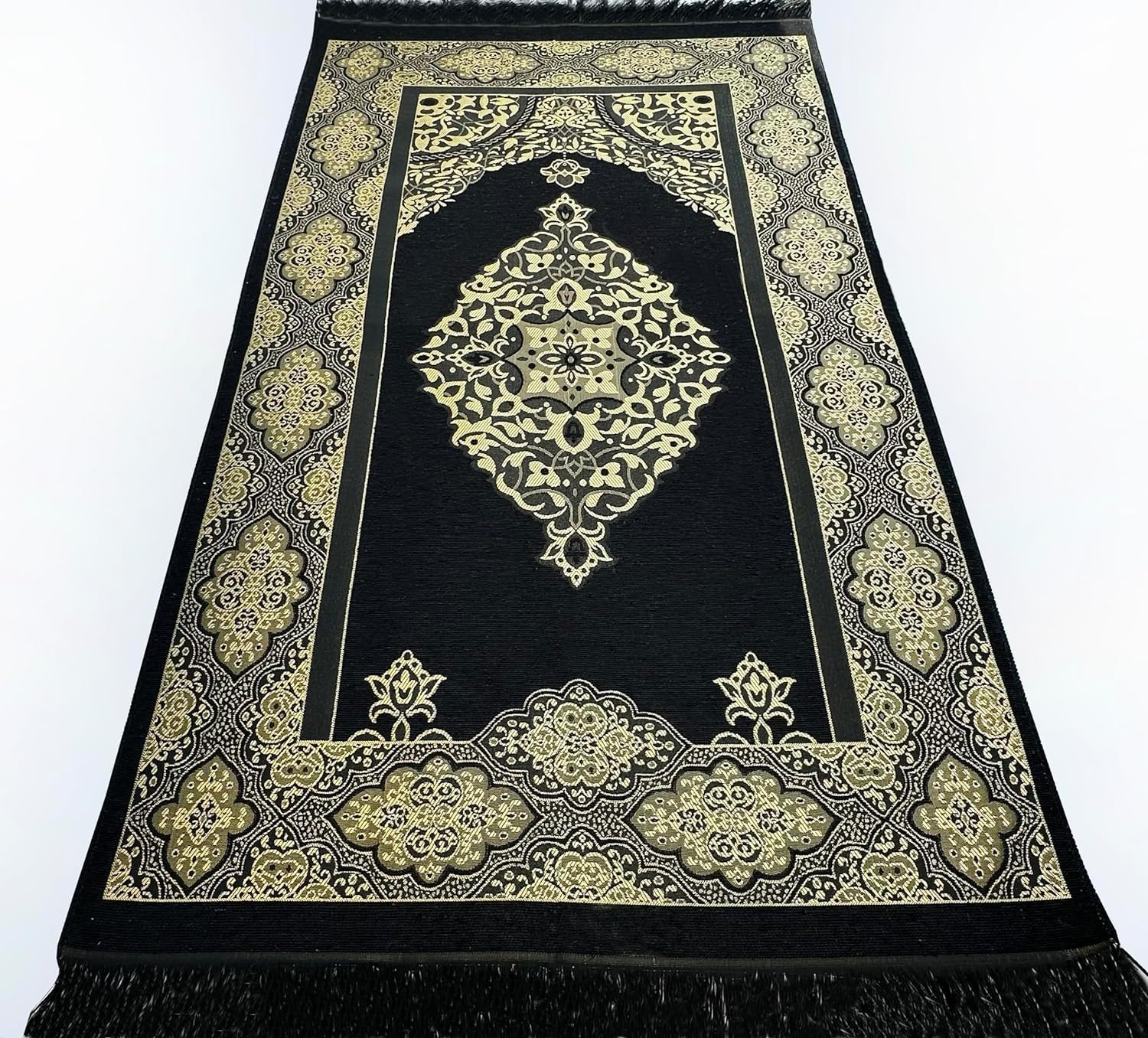 Tapis De Prière Musulmane Avec Perles De Prière | Janamaz | Sajjadah