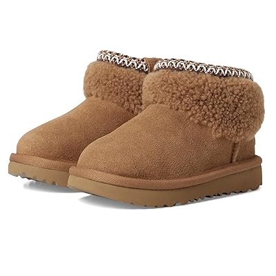 UGG Kids Ultra Mini Maxi Curly (Toddler/Little Kid) Girls Shoes Chestnut