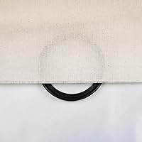 Vista 5 de The Yard - Tela de muselina 100 % algodón, tela de lino natural sin blanquear por yarda, 63 pulgadas x 2 yardas, material de tela de lino