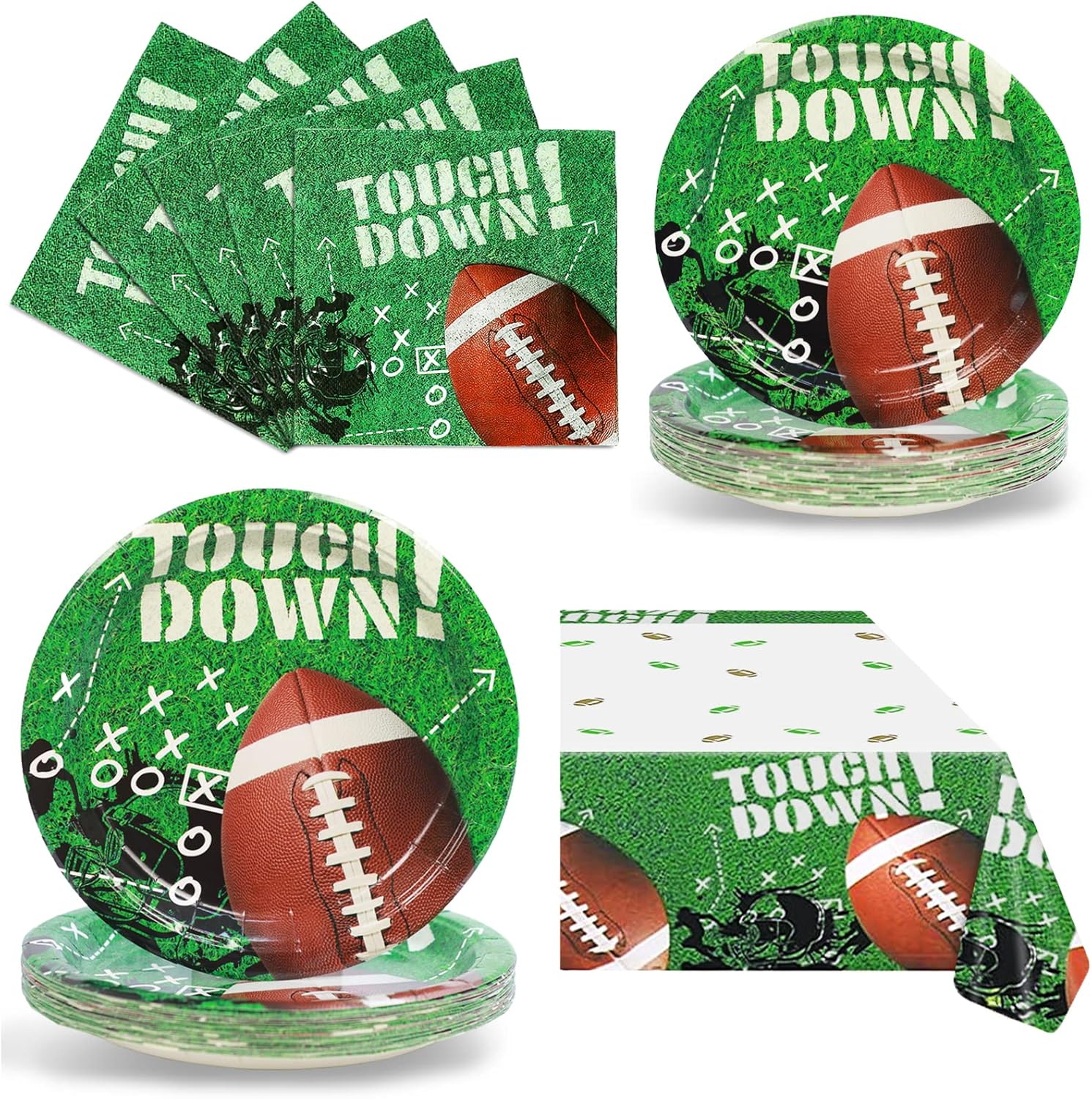 Football Party Supplies Football Themed Disposable Party