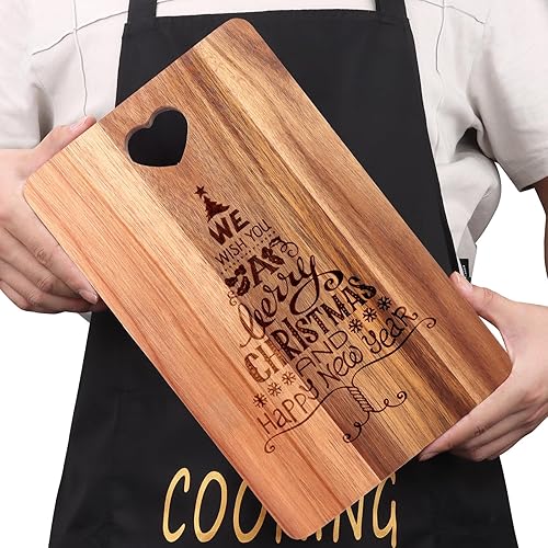 Miniatura 5 de Decoración de Navidad única para mujeres, regalos de cocina para mujeres, tablas de madera para árbol de Navidad, decoraciones de Navidad, regalos