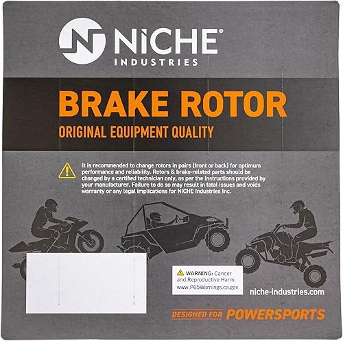 Miniatura 2 de NICHE Rotor de freno trasero para BMW F650GS F700GS F800GS F800ST R1200GS R1200ST R1200S S1000XR HP2 34217664102 2004-2018