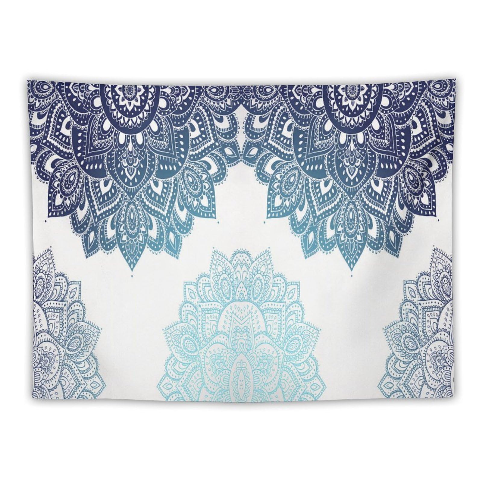 Kurtect Mandala Tapestry,Boho Eastern Geometric Stripe Abstract Design Pattern Print Tapestries for Party Beach Picnic Blankets Tablecloths Living