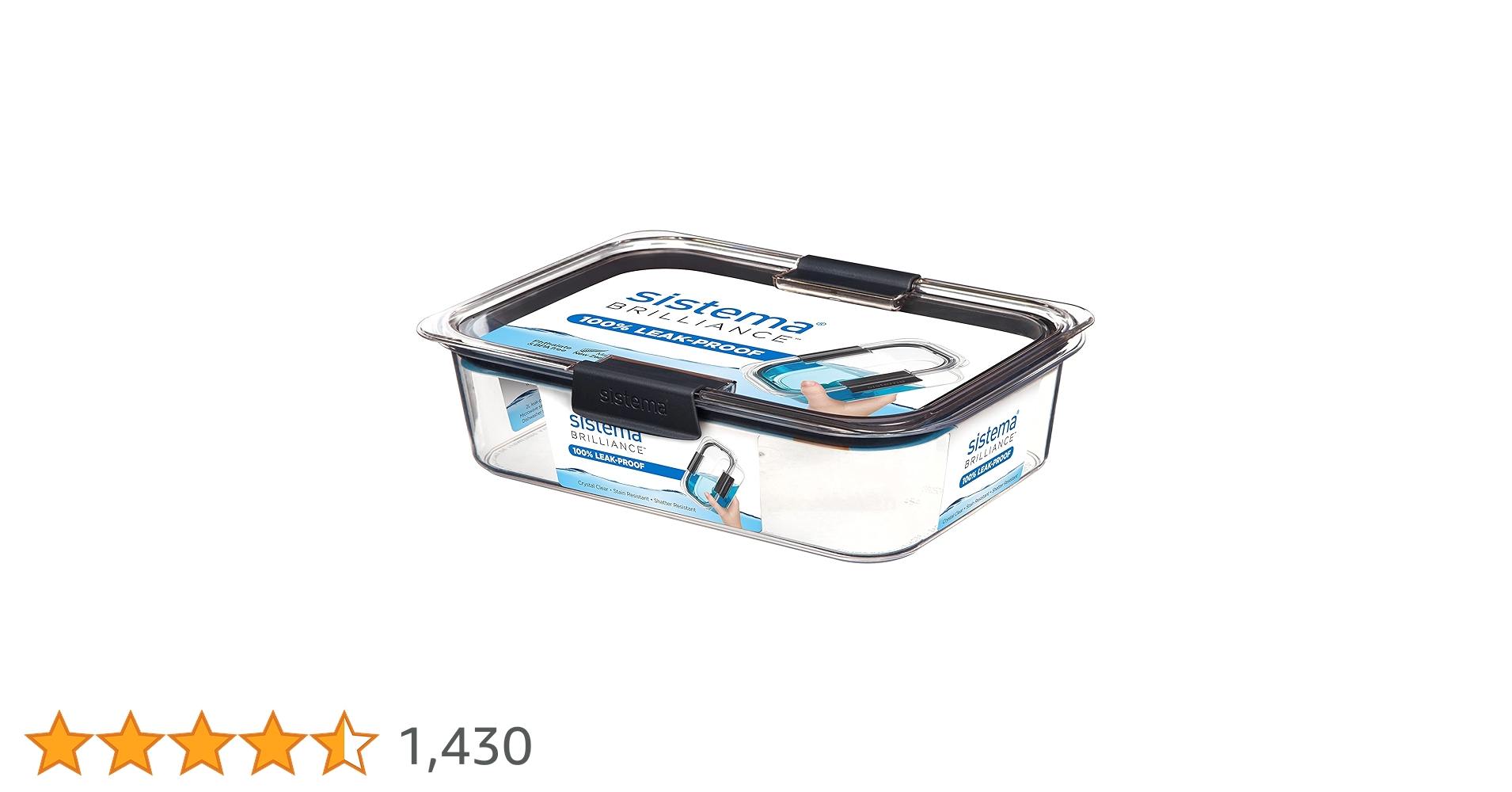 保存容器　SISTEMA BRILLIANCE システマブリリアンス　タッパー 61BdUTNHPSL._UF894,1000_QL80_.jpg
