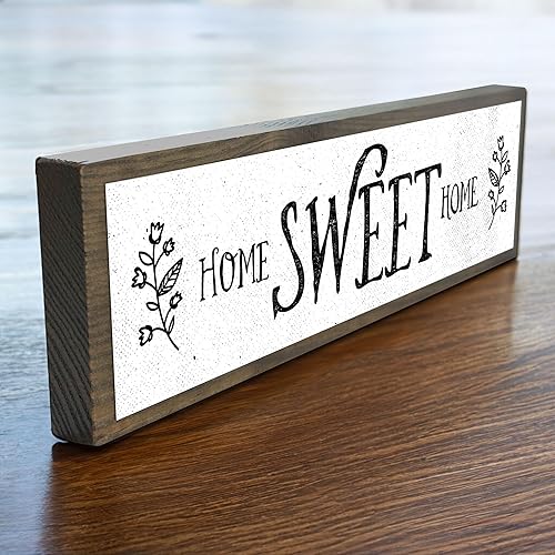 Miniatura 4 de Home Sweet Home - Letrero de madera de metal, decoración rústica de granja, arte de pared rústico, decoración para el hogar, decoración moderna