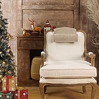 Vista 3 de Weysat Almohada de Cuello y Cabeza para Silla Reclinable de Forro Polar Antideslizante Ajustable Soporte de Rollo para Cuello Almohada