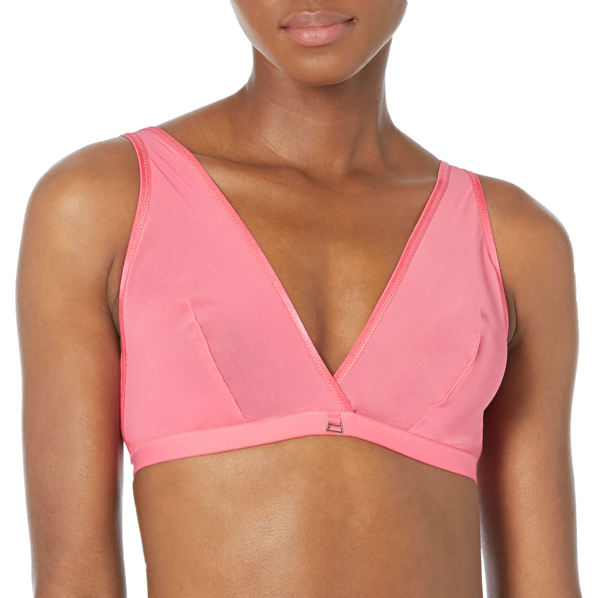 Freya Women's Snapshot Wireless Bralette Bra, Pink, XL