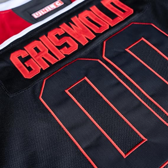 Griswold Moose Youth Clark #00 Hockey JerseyX-Mas Vacation Stitched Letters & Numbers,Fan Apparel, Polyester, Kids S-XL