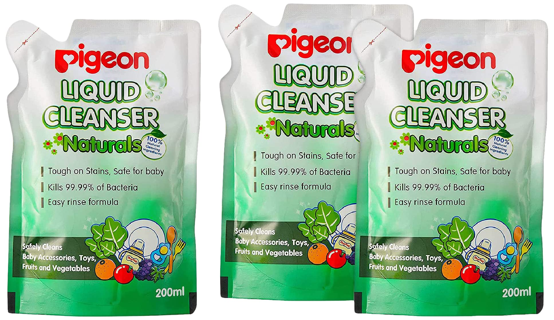 Pigeon Liquid Cleanser Naturals Refill,200 ml,Pack of 2 & Pigeon Liquid Cleanser Naturals Refill,200 ml-image-26