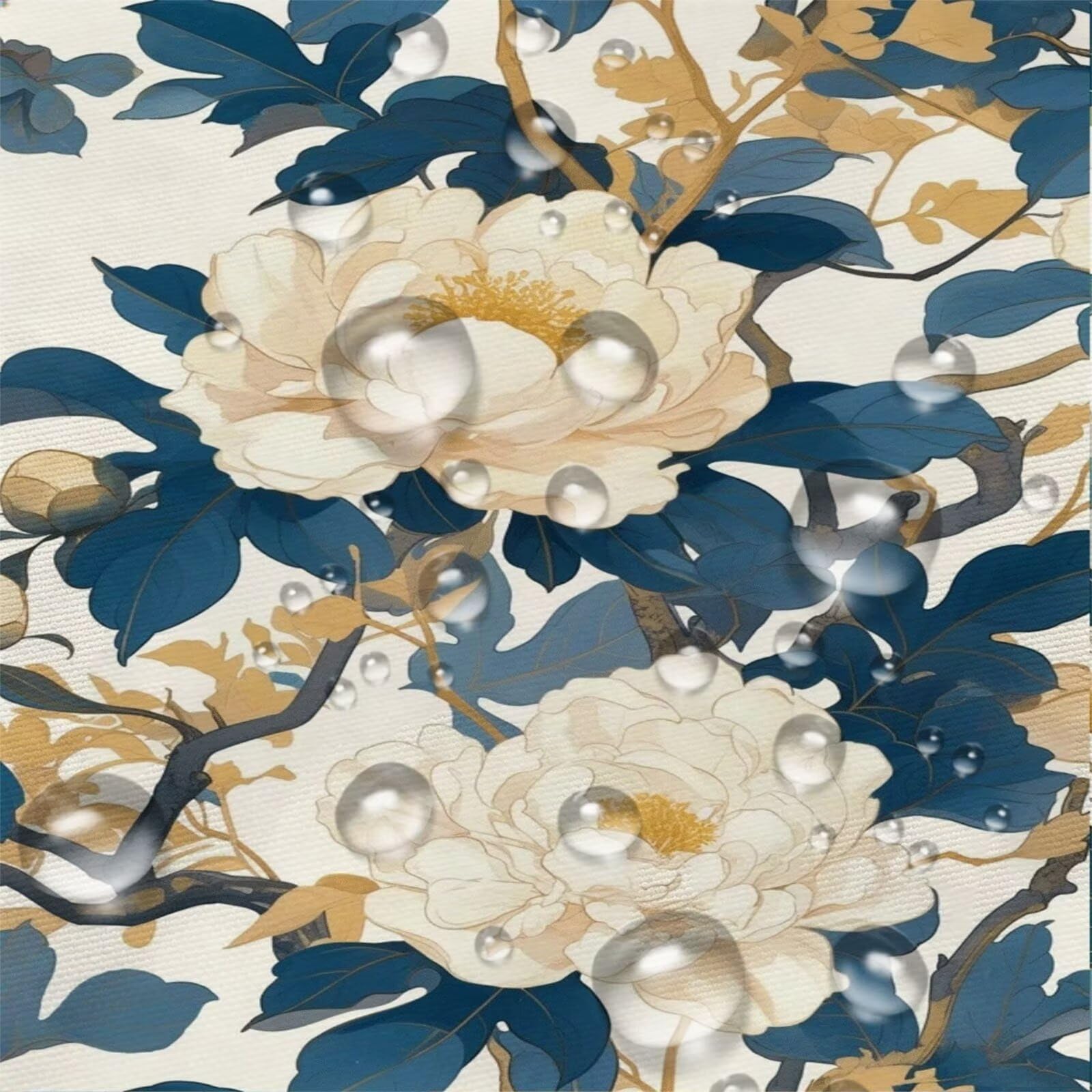 Générique Housse Coussin Exterieur Impermeable 30x50cm Flower Décoratif Taie d'oreiller Decoration Botanique Housse de Coussin Exterieur Impermeable pour Salon de Jardin Lot 2. T-15