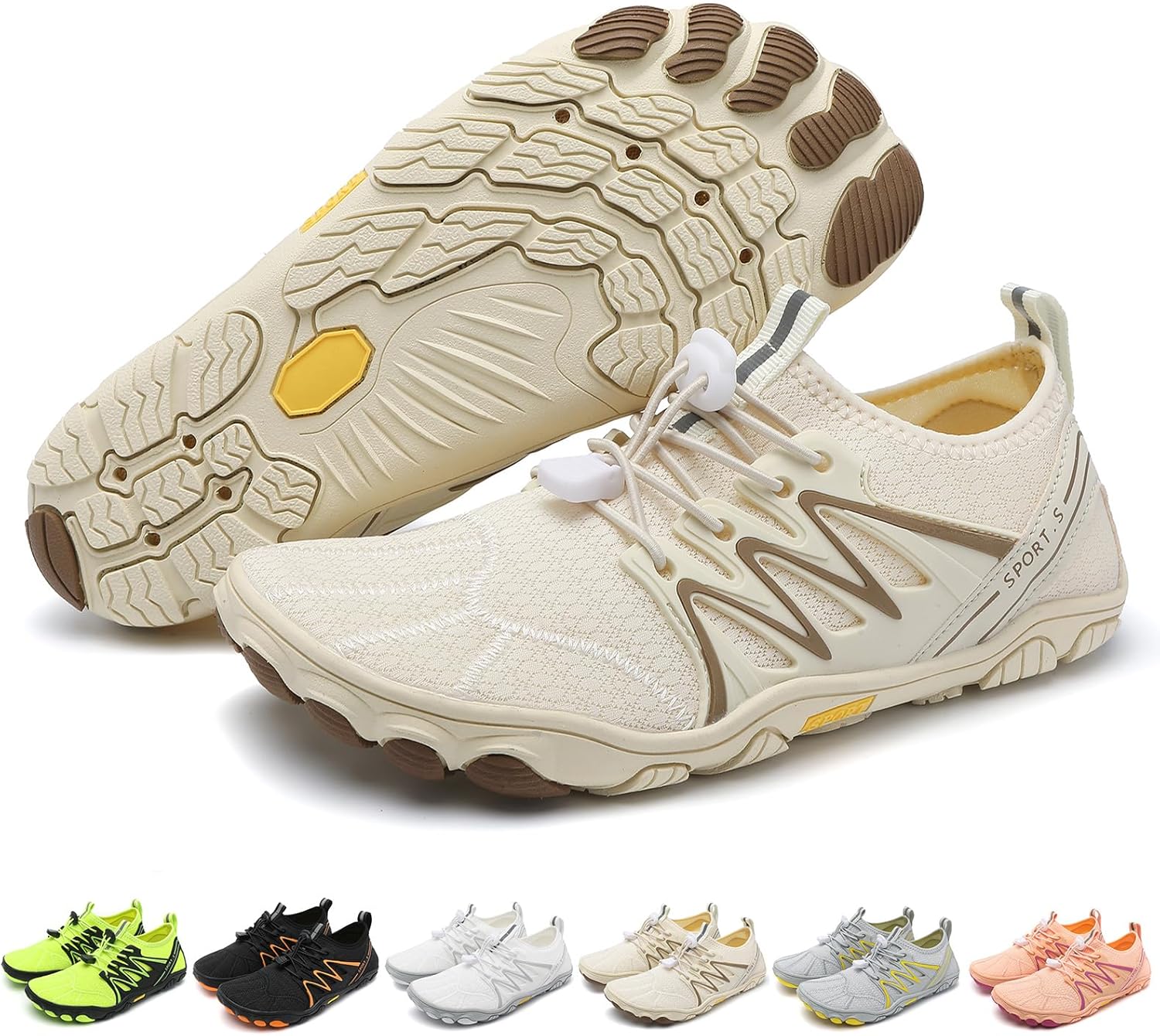 Barefoot Shoes for Women Men Unisex Quick Dry Non-Slip Wide Toe Pro Water Footwear Couple Outdoor Sneakers