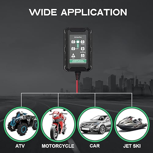 Miniatura 5 de LiFePO4 - Cargador de batería de litio de 14.4 V 1.5 A para baterías de fosfato de hierro y litio, cargador inteligente automático para baterías de