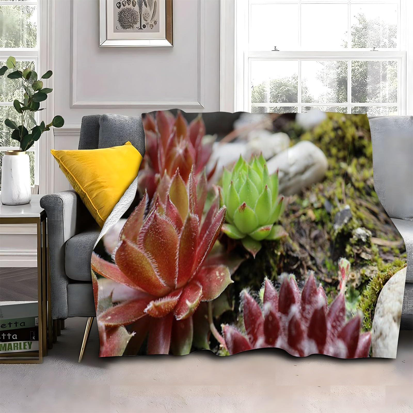 Couverture polaire succulente pour doper le cocooning de votre salon cet hiver