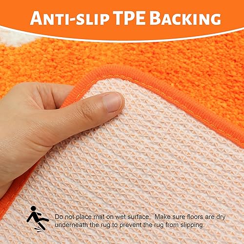 Miniatura 4 de Oturgor Tapete de baño de Feliz Navidad, tapete de baño suave y antideslizante para pasillo, entrada, baño, sala de estar, dormitorio, 19.7 x 31.5