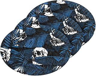 susiyo Palm Leaves and Human Skulls Scrub Sponges Multi-Use Scrubbing Sponge for Cleaning Kitchen Washing Dishes & Bathroom (Set of 3)