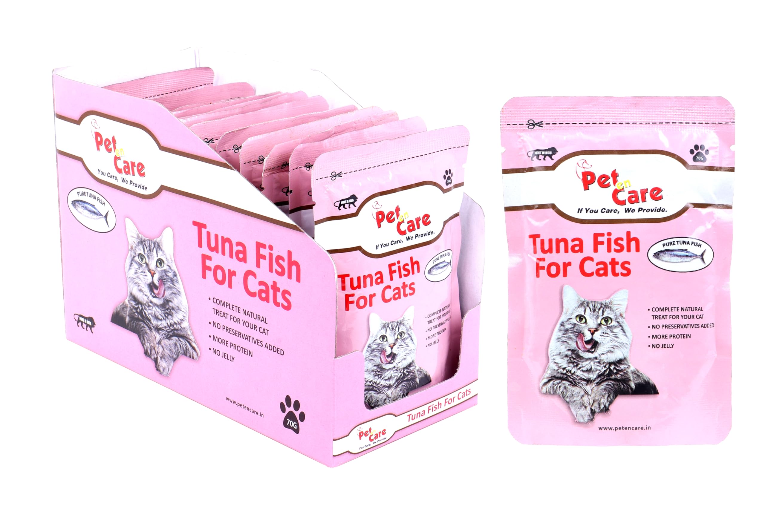 Pet en Care Wet Cat Food, Pure Tuna Fish Meal (Pack of 12) | Wet Food for Kittens | All Life Stages (B0D8QHZ9X6) Amazon Price History, Amazon Price Tracker