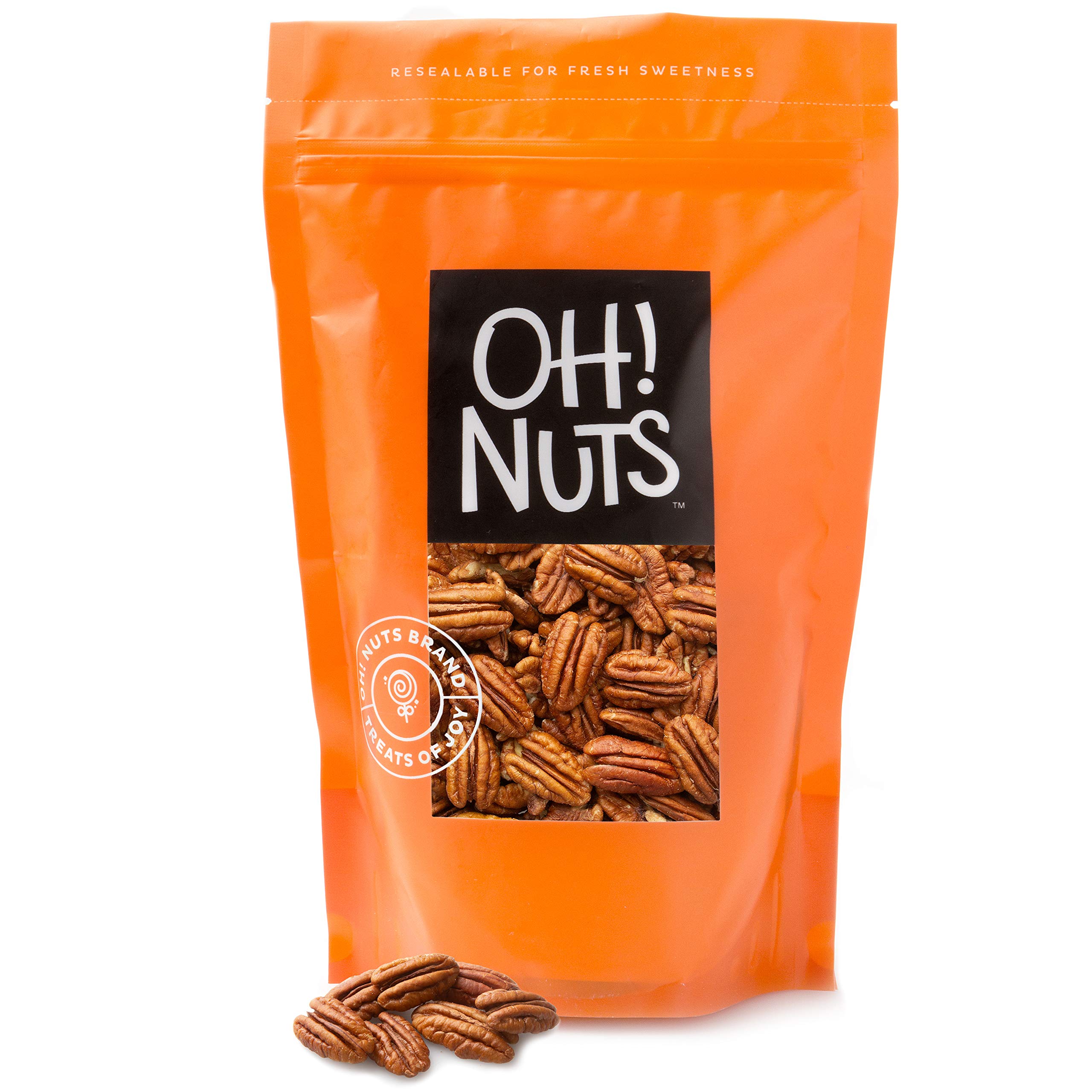 Buy Oh! Nuts Raw Pecans Halves & Wholes y Protein Keto Snacks