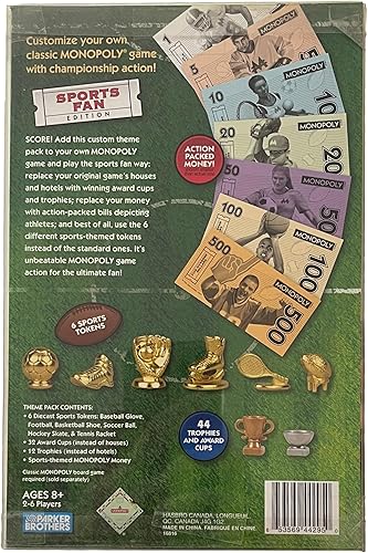 Miniatura 2 de Monopoly Theme Pack Sports Fan Edition