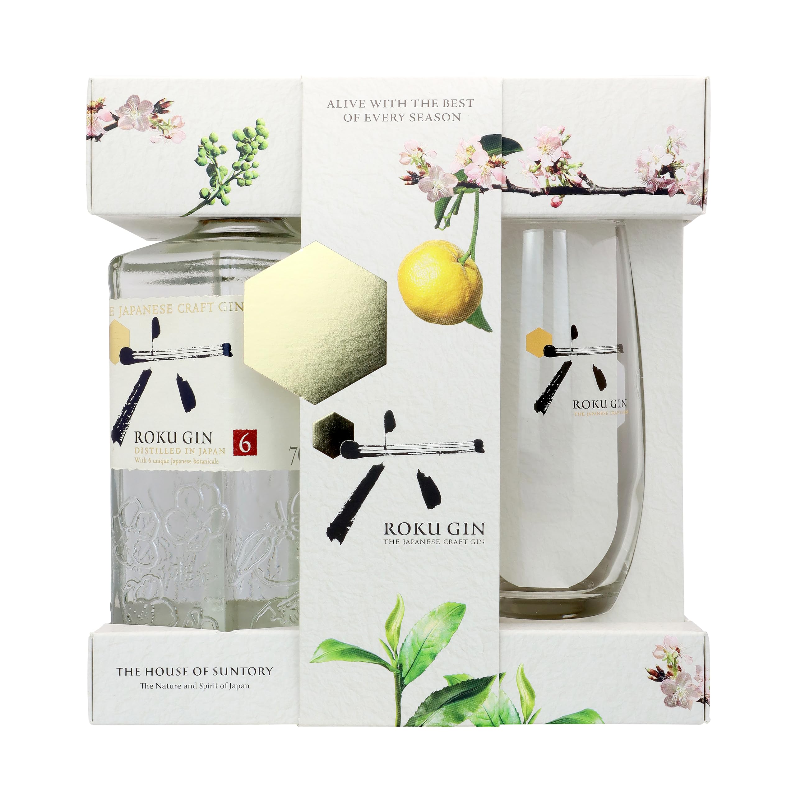 Roku Gin The Japanese Craft Gin 43% Vol. 0,7l
