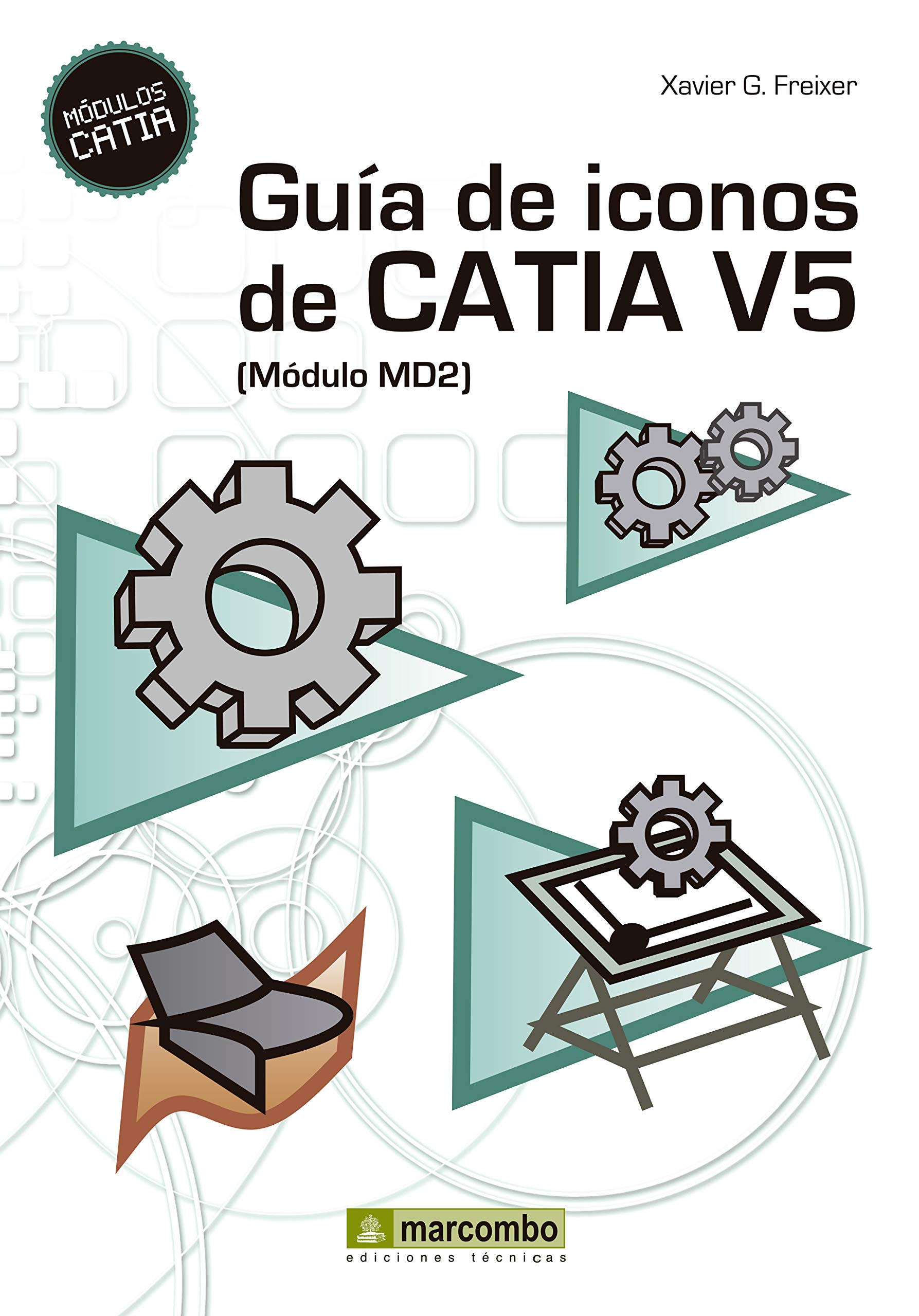 CATIA V5 guide icônes espagnol pour projet CAO module MD2