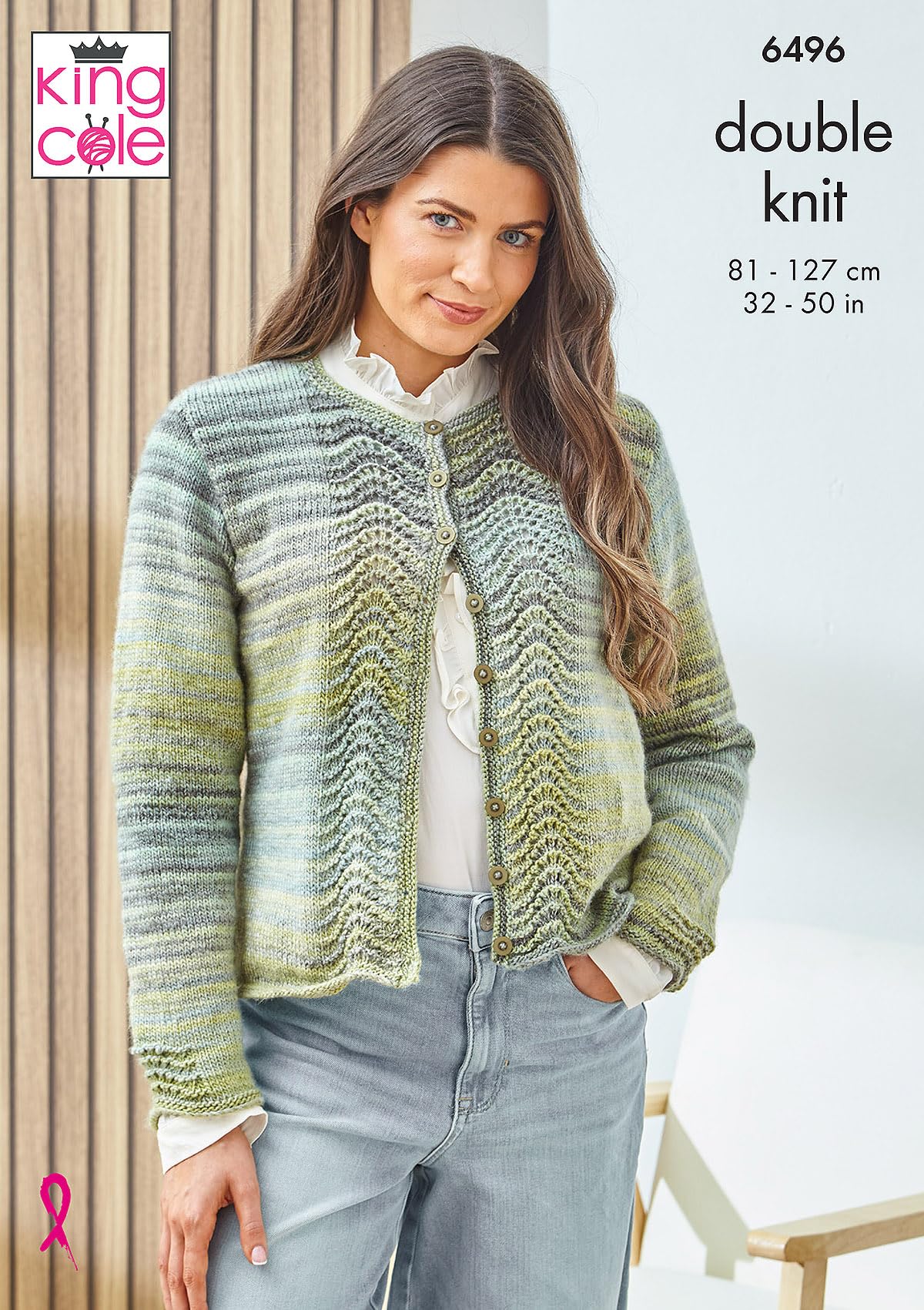 King Cole Knitting Pattern, Ladies Cottagespun DK Garments (6496)