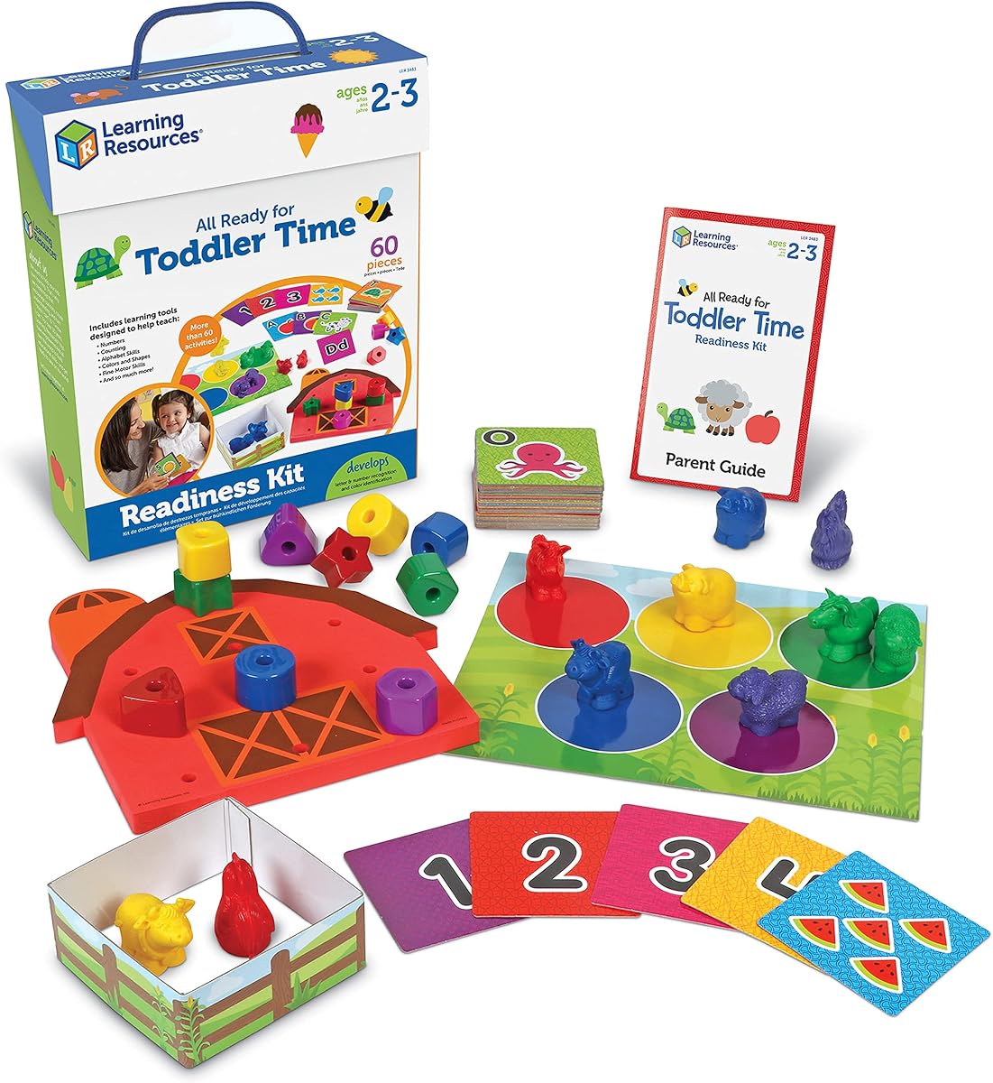 All Ready For Toddler Time Readiness Kit | 22 Pieces, Ages 2+, Back to School, School Preparation Activities, Preschool Games, Classroom Must Haves