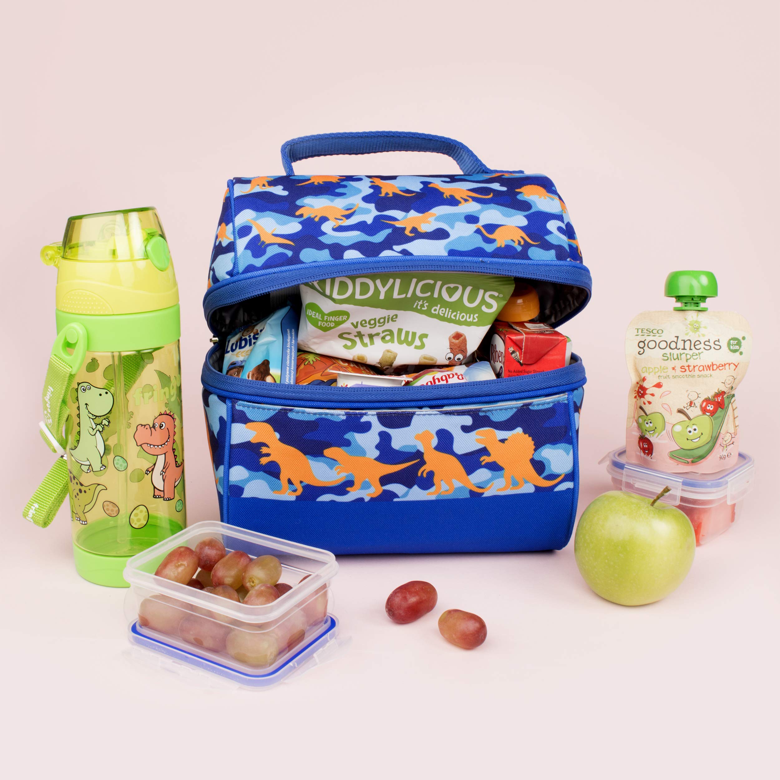 Fringoo Lunch-Rucksack Für Kinder – Isoliert, Retro-Design, Für Schule & Picknick, Fantasy Race