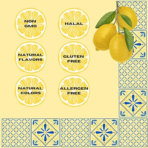 Miniatura 7 de Sanniti Limoncini Frizzanti Candy  Caramelos espumosos con sabor natural hechos con limones italianos  Bolsa de 6.17 onzas