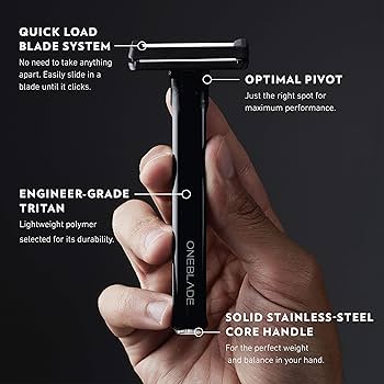 ONE BLADE メンズ剃刀 ブラック 圧倒的手軽な剃り心地を実現したシェーバー！OneBlade今年最後の