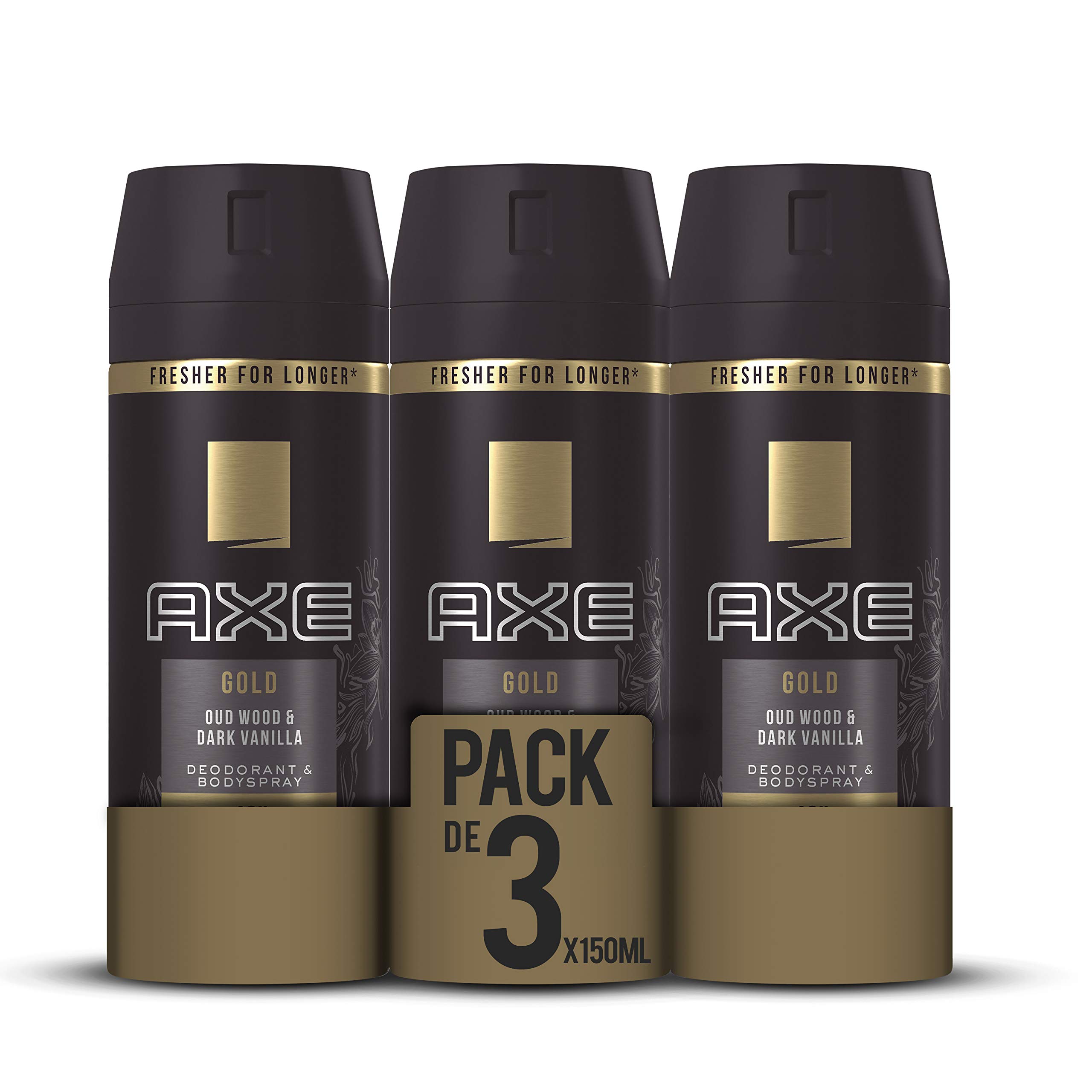 AXE Gold - Desodorante Bodyspray para hombre, 48 horas de