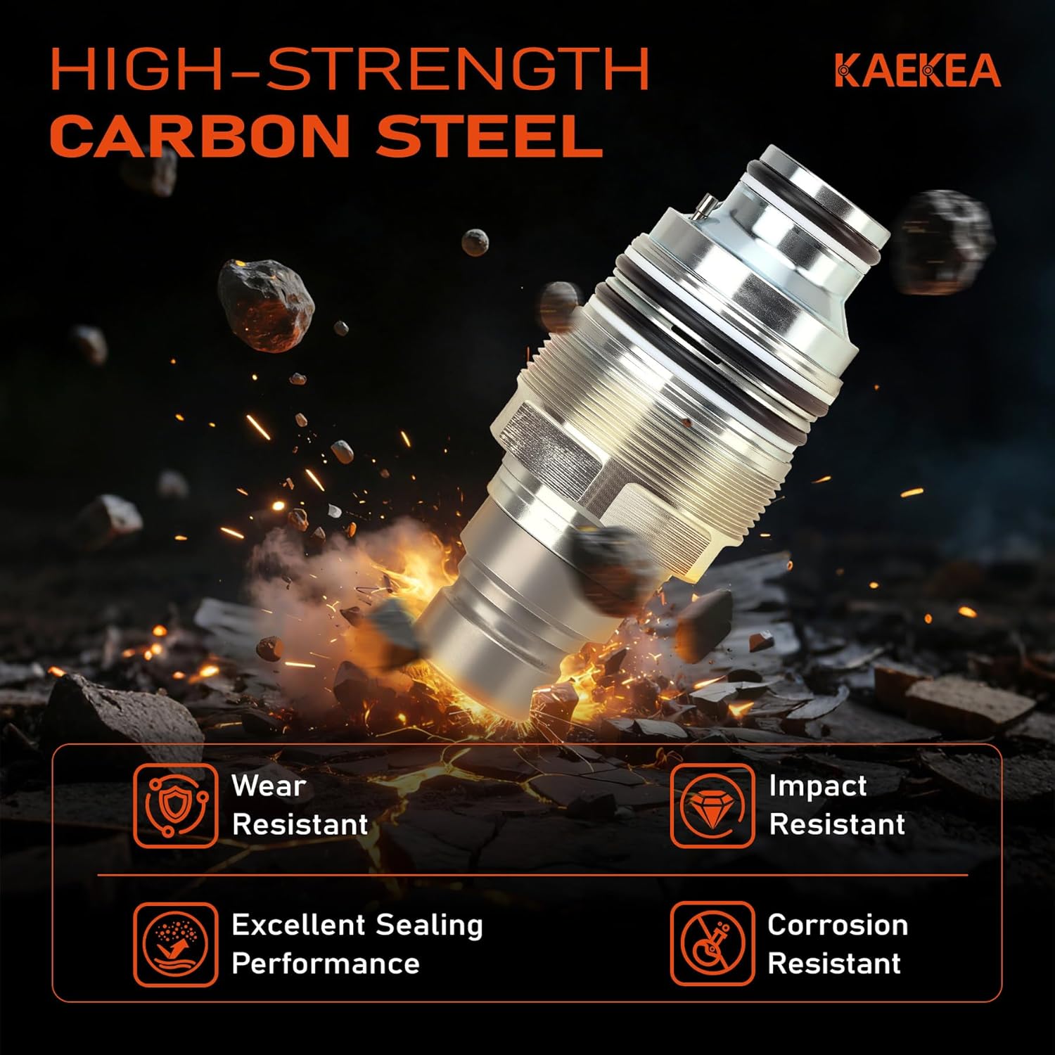 6679837 6680018 Hydraulic Flat Face Connect Coupler Thread Male & Female Kit for Bobcat 883 A220 A300 A250 S130 S150 S160 S175 S185 S205 S220 S250 S300 S330 T140 T180 T190 T300 T320 T450 T550