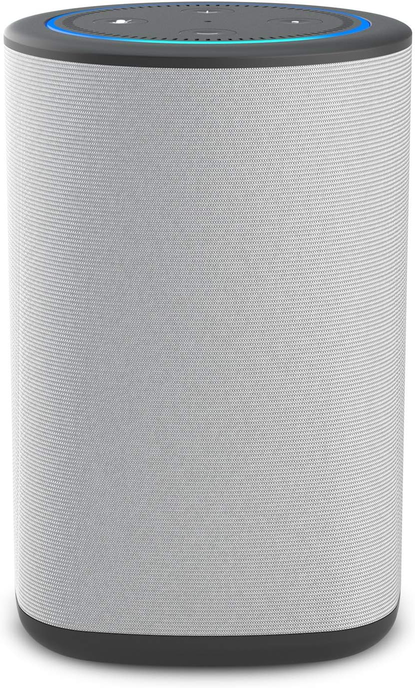Ninety7 Inc. Vaux Carbon Cordless Home Speaker with Portable Battery for Amazon Echo Dot Gen 2 (Black)