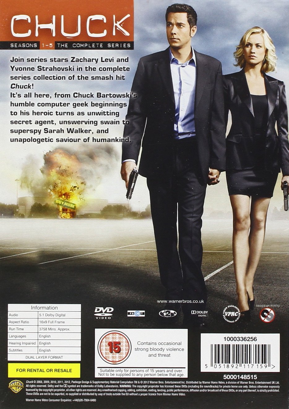 Chuck: The Complete Series [DVD] [2012]