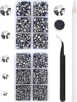 Vista 12 de MEIBITE 6796 unidades de diamantes termoadhesivos AB rosados, piedras de cristal de vidrio para tela, ropa, camisas, parte trasera plana brillante